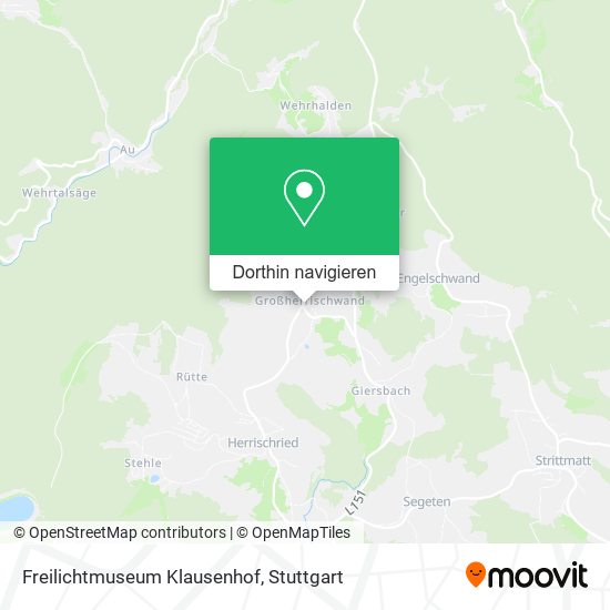 Freilichtmuseum Klausenhof Karte