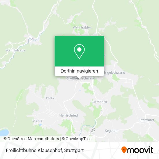 Freilichtbühne Klausenhof Karte
