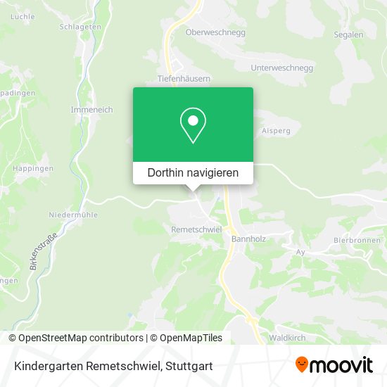 Kindergarten Remetschwiel Karte