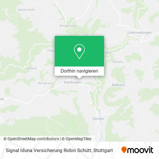 Signal Iduna Versicherung Robin Schütt Karte