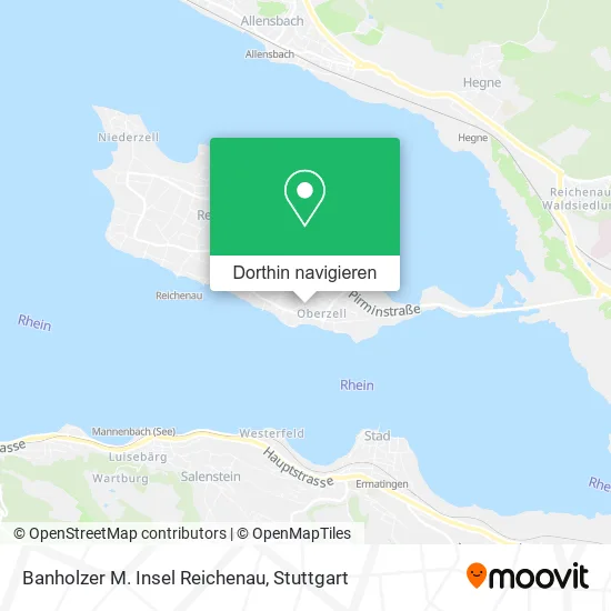 Banholzer M. Insel Reichenau Karte