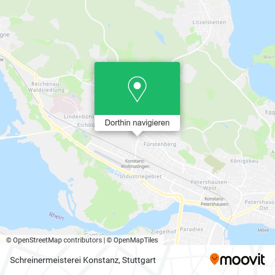 Schreinermeisterei Konstanz Karte