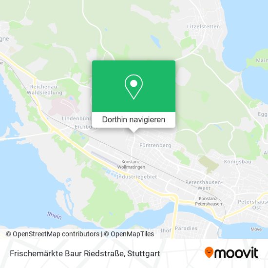 Frischemärkte Baur Riedstraße Karte