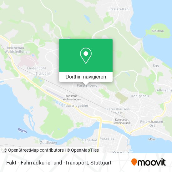 Fakt - Fahrradkurier und -Transport Karte