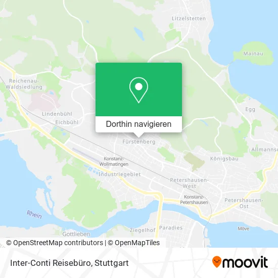 Inter-Conti Reisebüro Karte