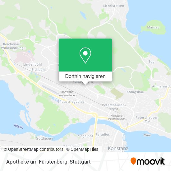Apotheke am Fürstenberg Karte