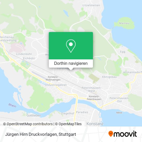 Jürgen Hirn Druckvorlagen Karte