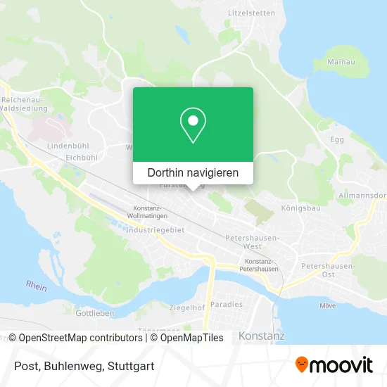 Post, Buhlenweg Karte