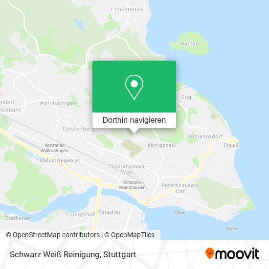Schwarz Weiß Reinigung Karte