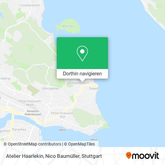 Atelier Haarlekin, Nico Baumüller Karte