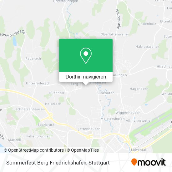 Sommerfest Berg Friedrichshafen Karte