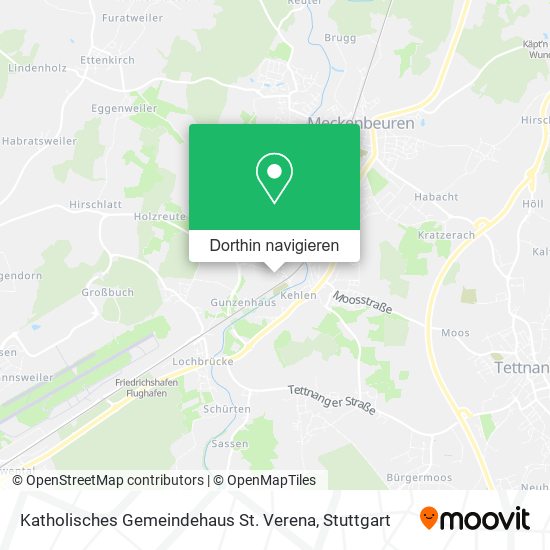 Katholisches Gemeindehaus St. Verena Karte