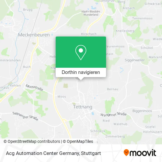 Acg Automation Center Germany Karte