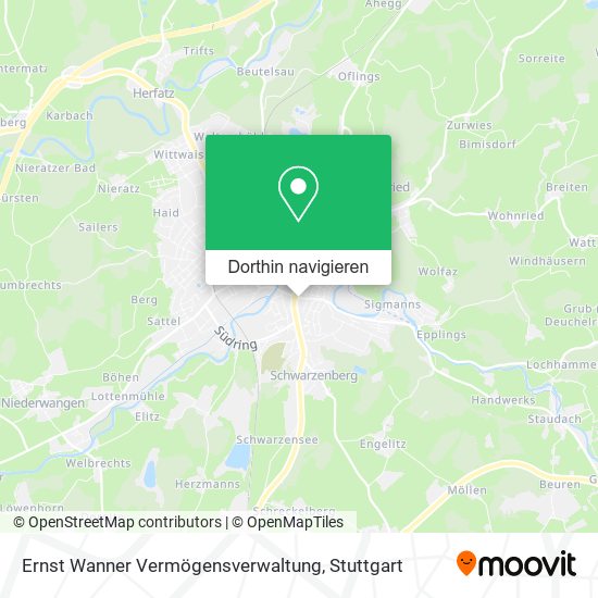 Ernst Wanner Vermögensverwaltung Karte