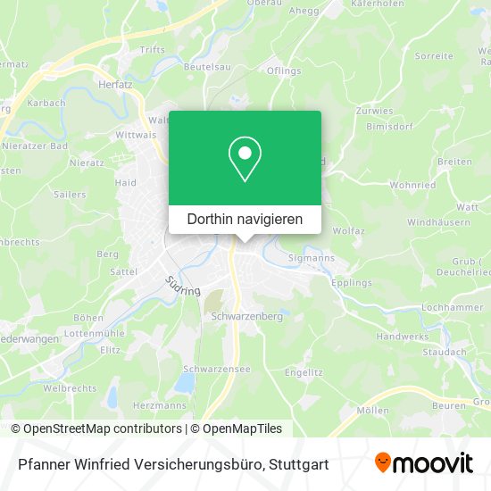 Pfanner Winfried Versicherungsbüro Karte