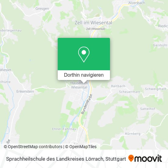 Sprachheilschule des Landkreises Lörrach Karte