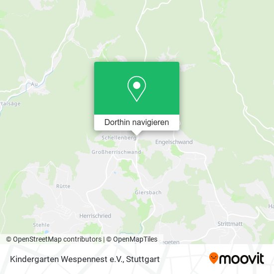 Kindergarten Wespennest e.V. Karte