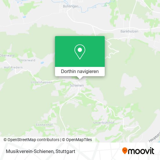 Musikverein-Schienen Karte