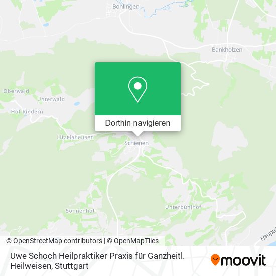 Uwe Schoch Heilpraktiker Praxis für Ganzheitl. Heilweisen Karte