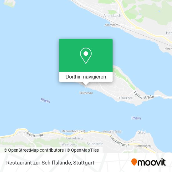 Restaurant zur Schiffslände Karte