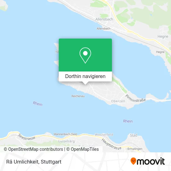 Rã Umlichkeit Karte