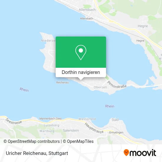 Uricher Reichenau Karte