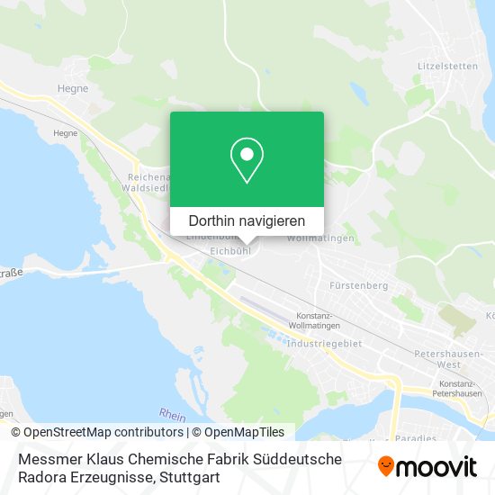 Messmer Klaus Chemische Fabrik Süddeutsche Radora Erzeugnisse Karte