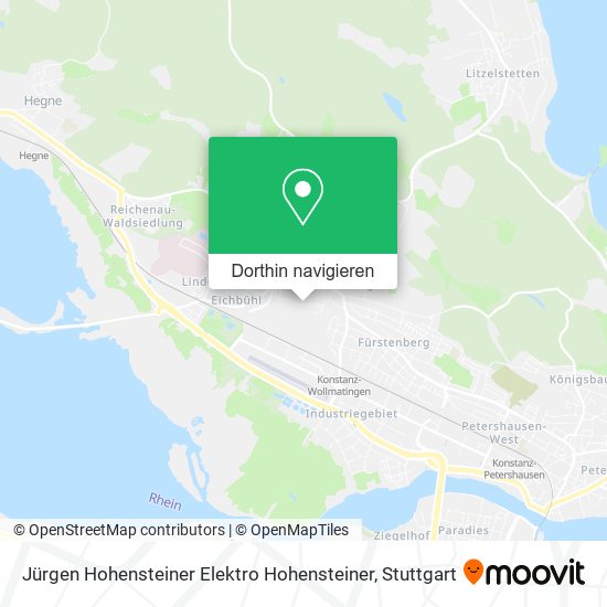 Jürgen Hohensteiner Elektro Hohensteiner Karte