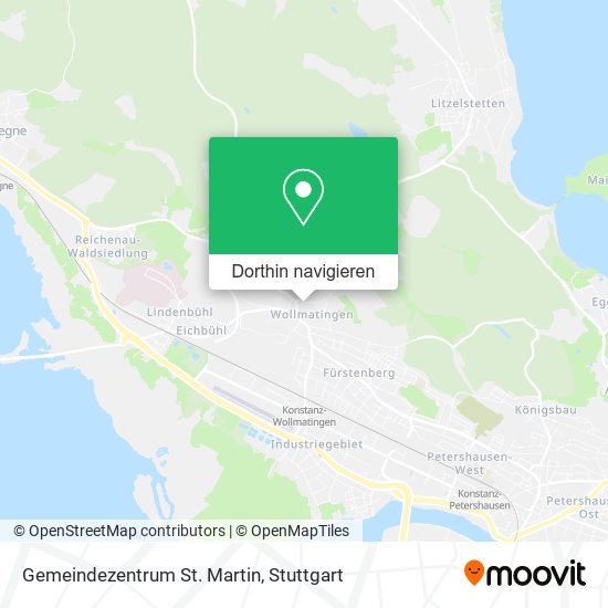 Gemeindezentrum St. Martin Karte