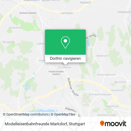 Modelleisenbahnfreunde Markdorf Karte