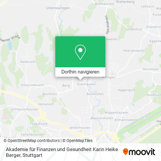 Akademie für Finanzen und Gesundheit Karin Heike Berger Karte