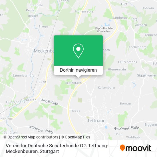 Verein für Deutsche Schäferhunde OG Tettnang-Meckenbeuren Karte