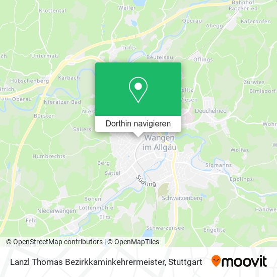 Lanzl Thomas Bezirkkaminkehrermeister Karte