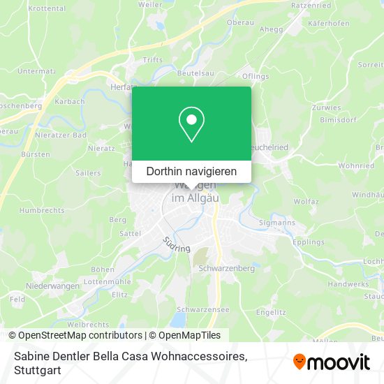 Sabine Dentler Bella Casa Wohnaccessoires Karte