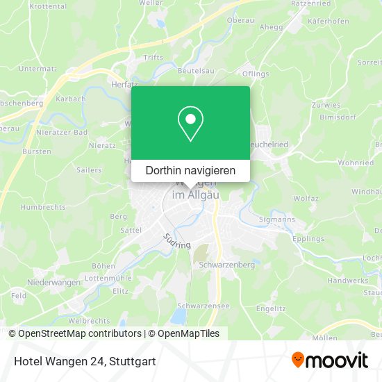 Hotel Wangen 24 Karte