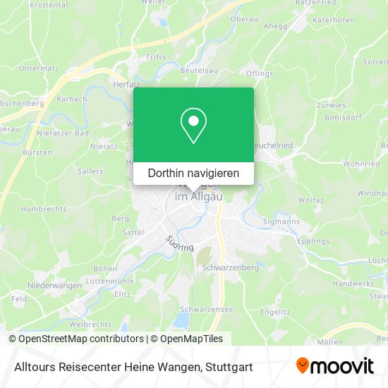 Alltours Reisecenter Heine Wangen Karte