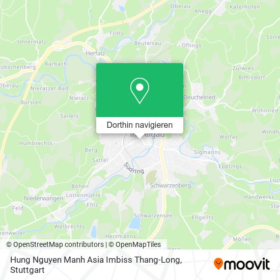 Hung Nguyen Manh Asia Imbiss Thang-Long Karte
