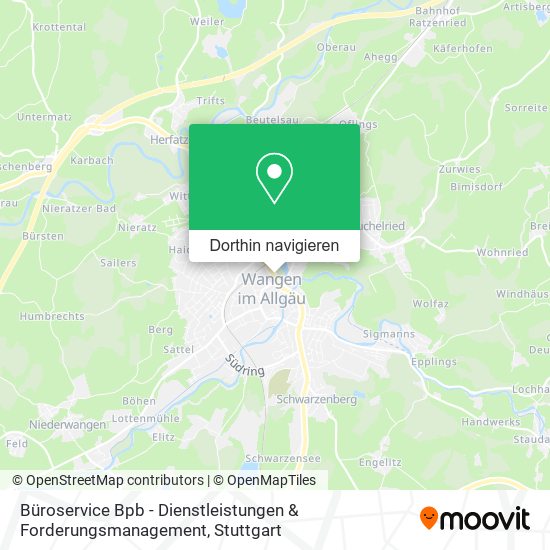 Büroservice Bpb - Dienstleistungen & Forderungsmanagement Karte