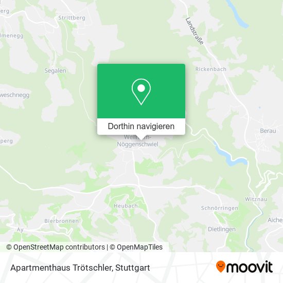 Apartmenthaus Trötschler Karte