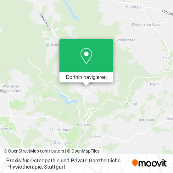 Praxis für Osteopathie und Private Ganzheitliche Physiotherapie Karte