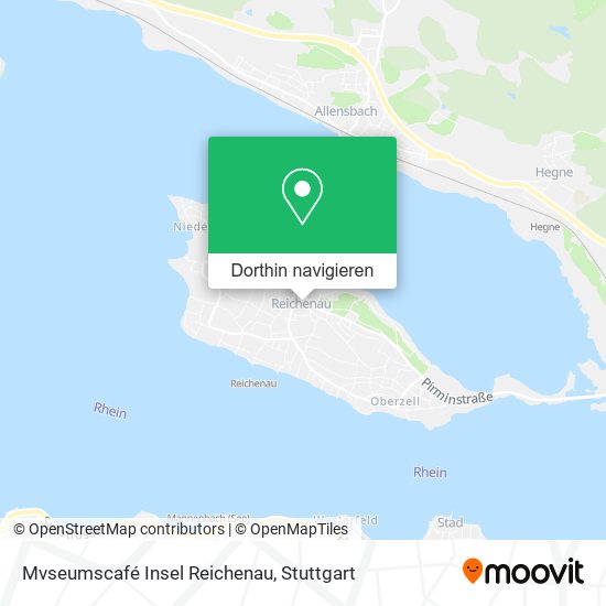 Mvseumscafé Insel Reichenau Karte