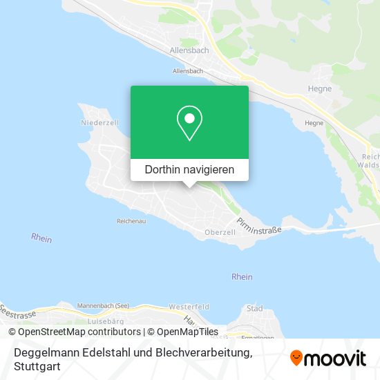 Deggelmann Edelstahl und Blechverarbeitung Karte