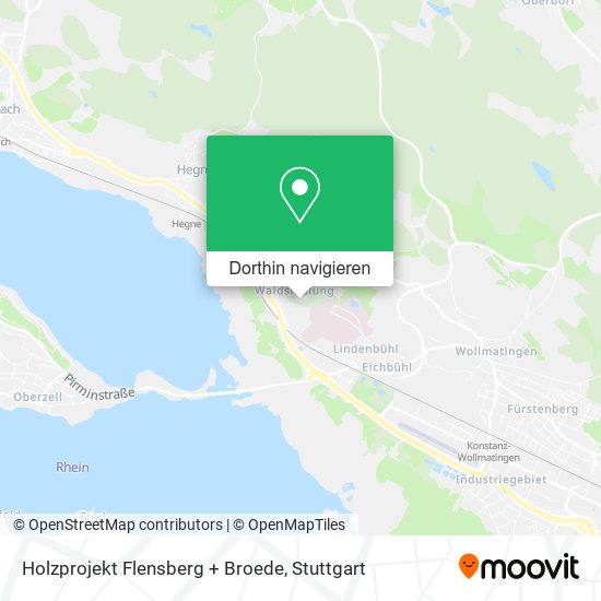Holzprojekt Flensberg + Broede Karte