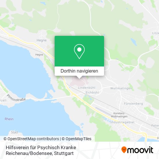 Hilfsverein für Psychisch Kranke Reichenau / Bodensee Karte