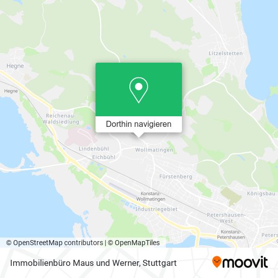 Immobilienbüro Maus und Werner Karte
