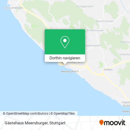 Gästehaus Meersburger Karte