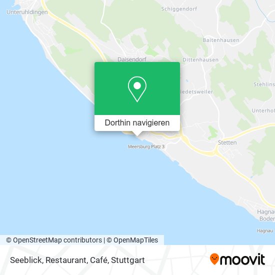 Seeblick, Restaurant, Café Karte