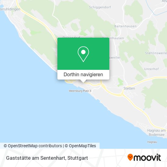 Gaststätte am Sentenhart Karte
