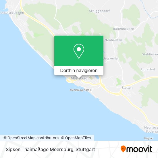 Sipsen Thaimaßage Meersburg Karte