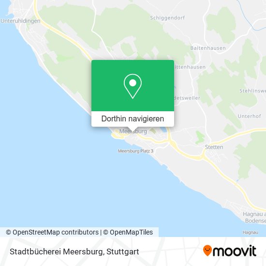 Stadtbücherei Meersburg Karte